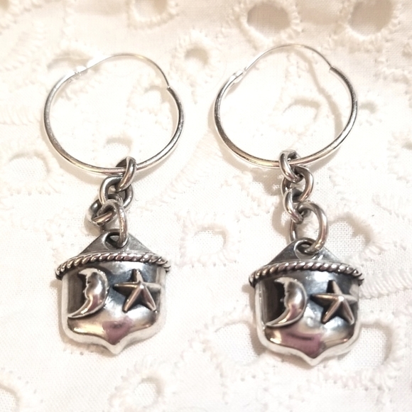 Barry Kieselstein-Cord Jewelry - BARRY KIESELSTEIN-CORD Celestial Sterling Dangling Earrings NWOT